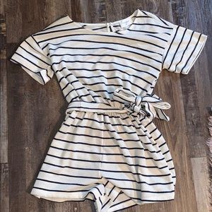 boutique striped romper